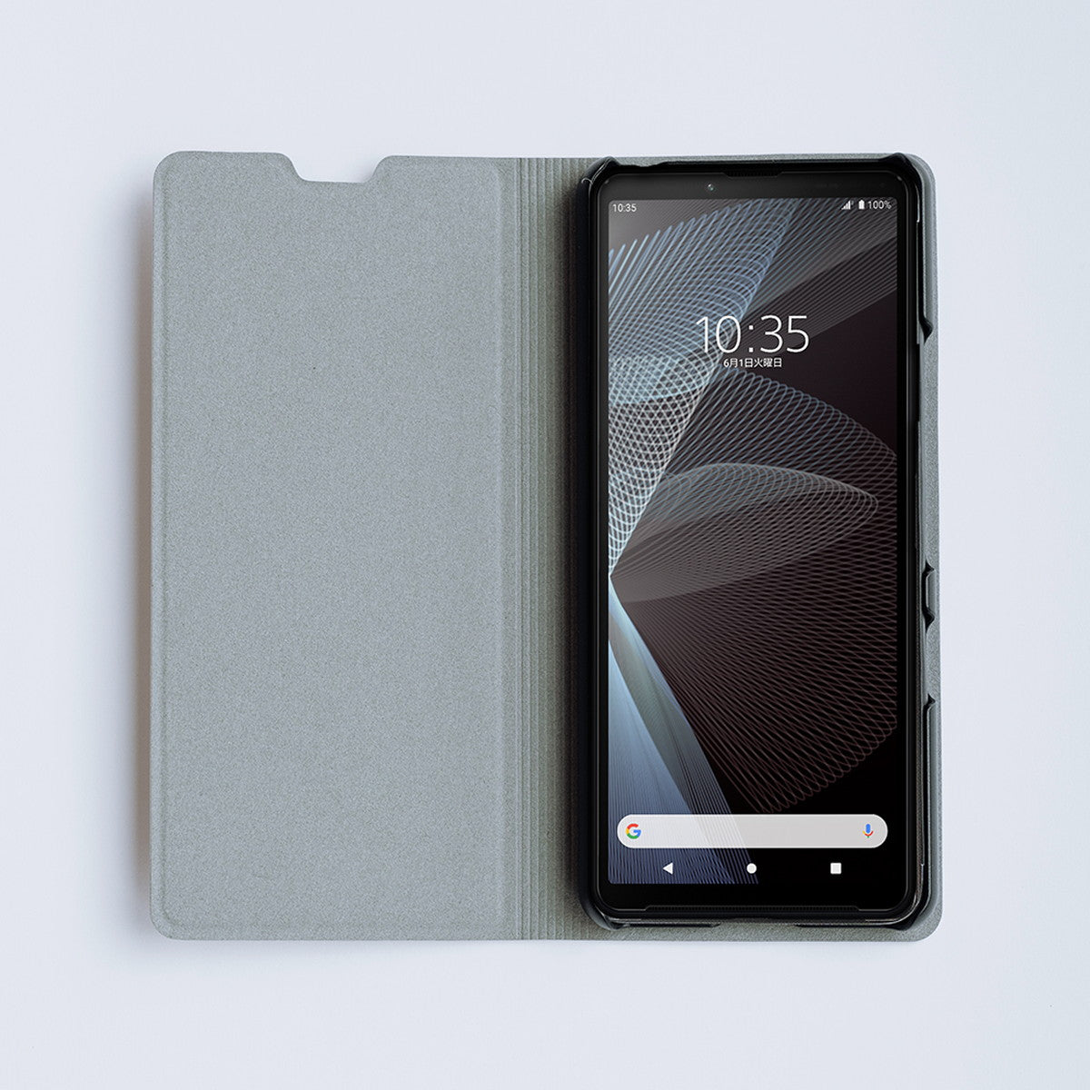 Xperia10IIIケース ROXFIT スリムウォレット 耐衝撃 ベージュ