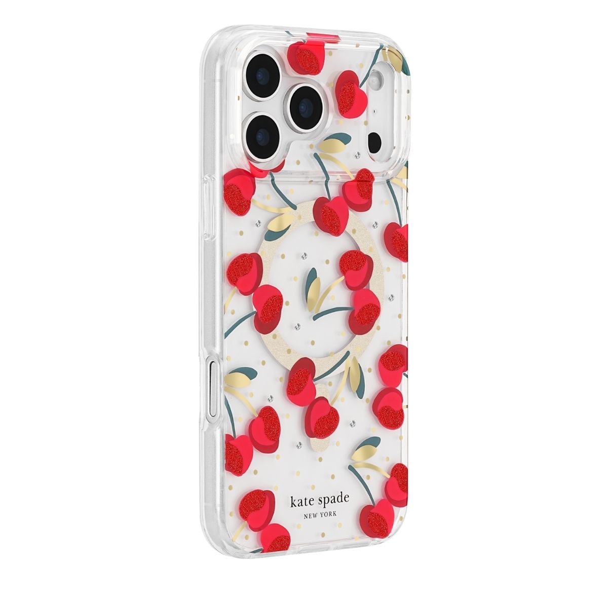 kate spade new york iPhone 18Pro シリーズ Cherry Dot