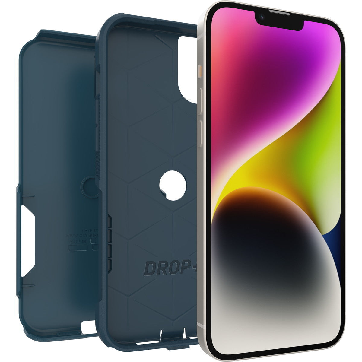 iPhone14Plusケース Commuter 耐衝撃 ドントビーブルー