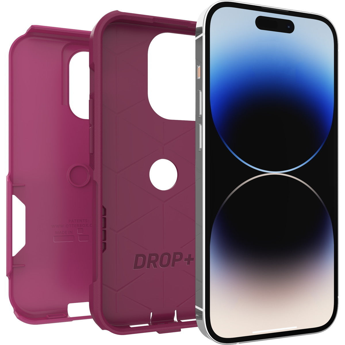 iPhone14Proケース Commuter 耐衝撃 イントゥーザフクシア