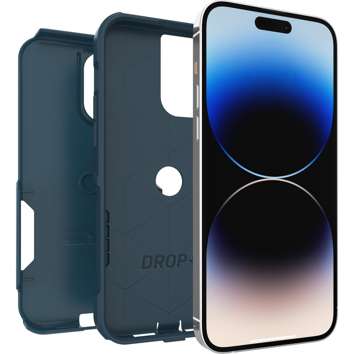 iPhone14ProMaxケース Commuter 耐衝撃 ドントビーブルー