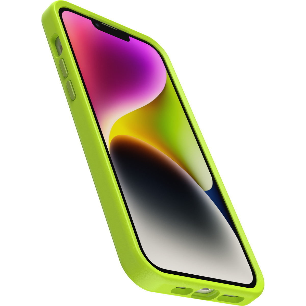 iPhone14Plusケース Symmetry Plus 耐衝撃 ライムオールユアーズ