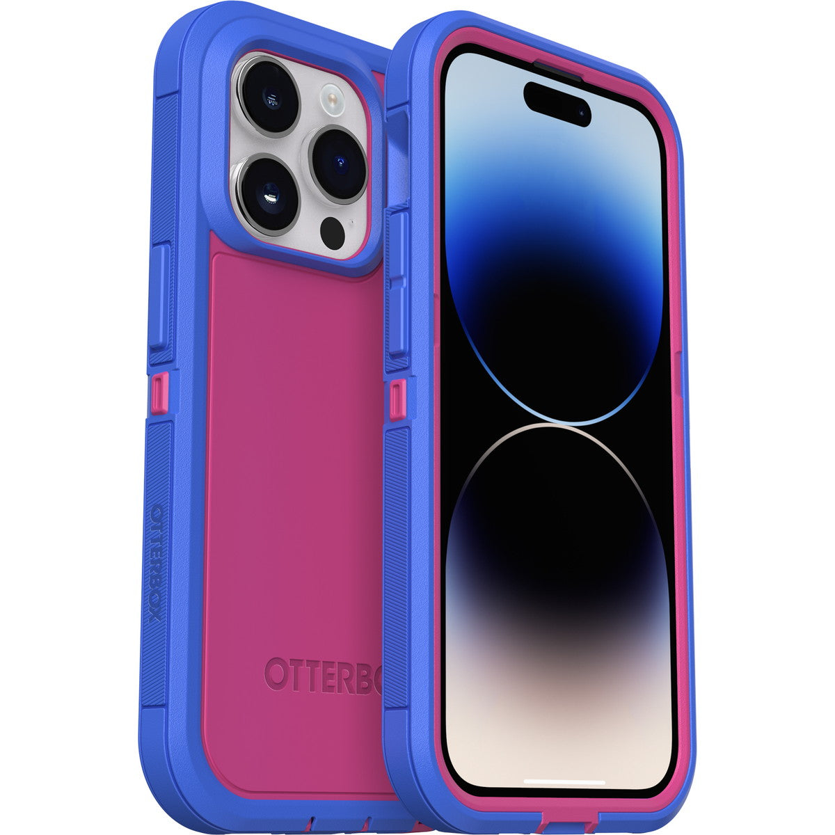 iPhone14Proケース Defender XT 耐衝撃 ブルーミングロータス