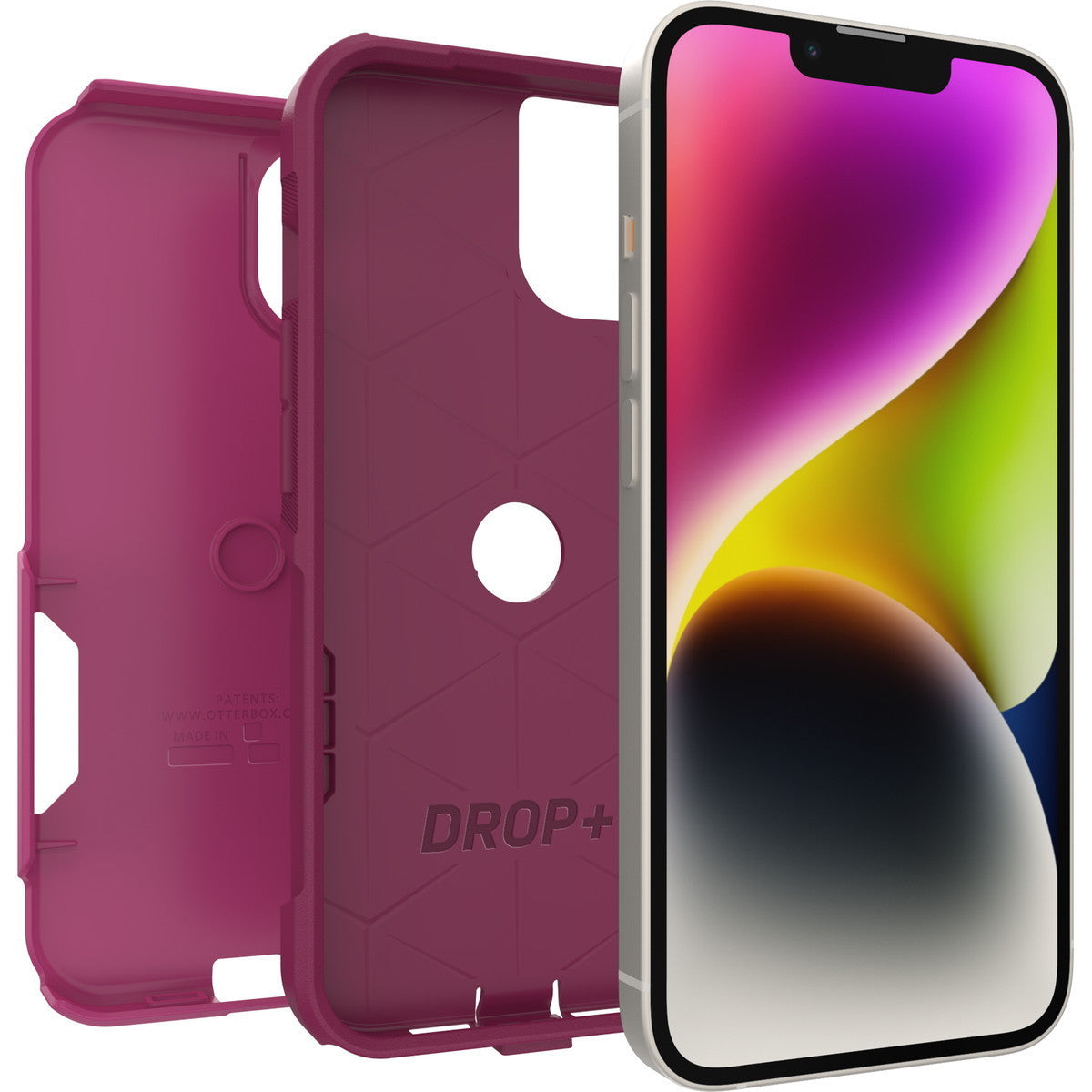 iPhone14ケース Commuter 耐衝撃 イントゥーザフクシア