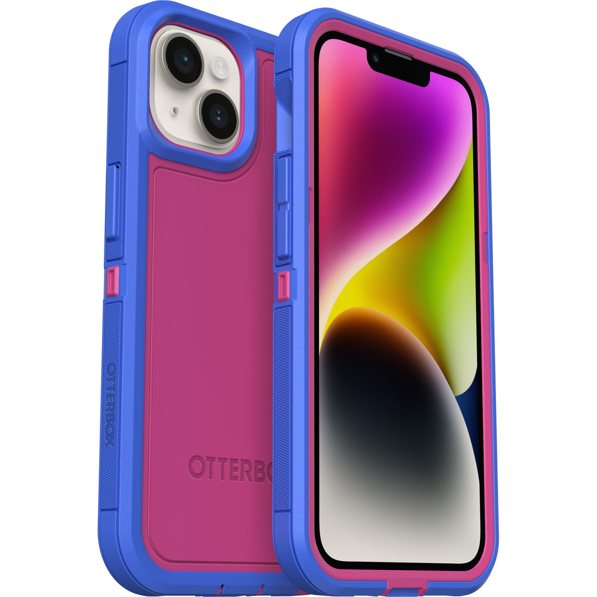 iPhone14ケース Defender XT 耐衝撃 ブルーミングロータス
