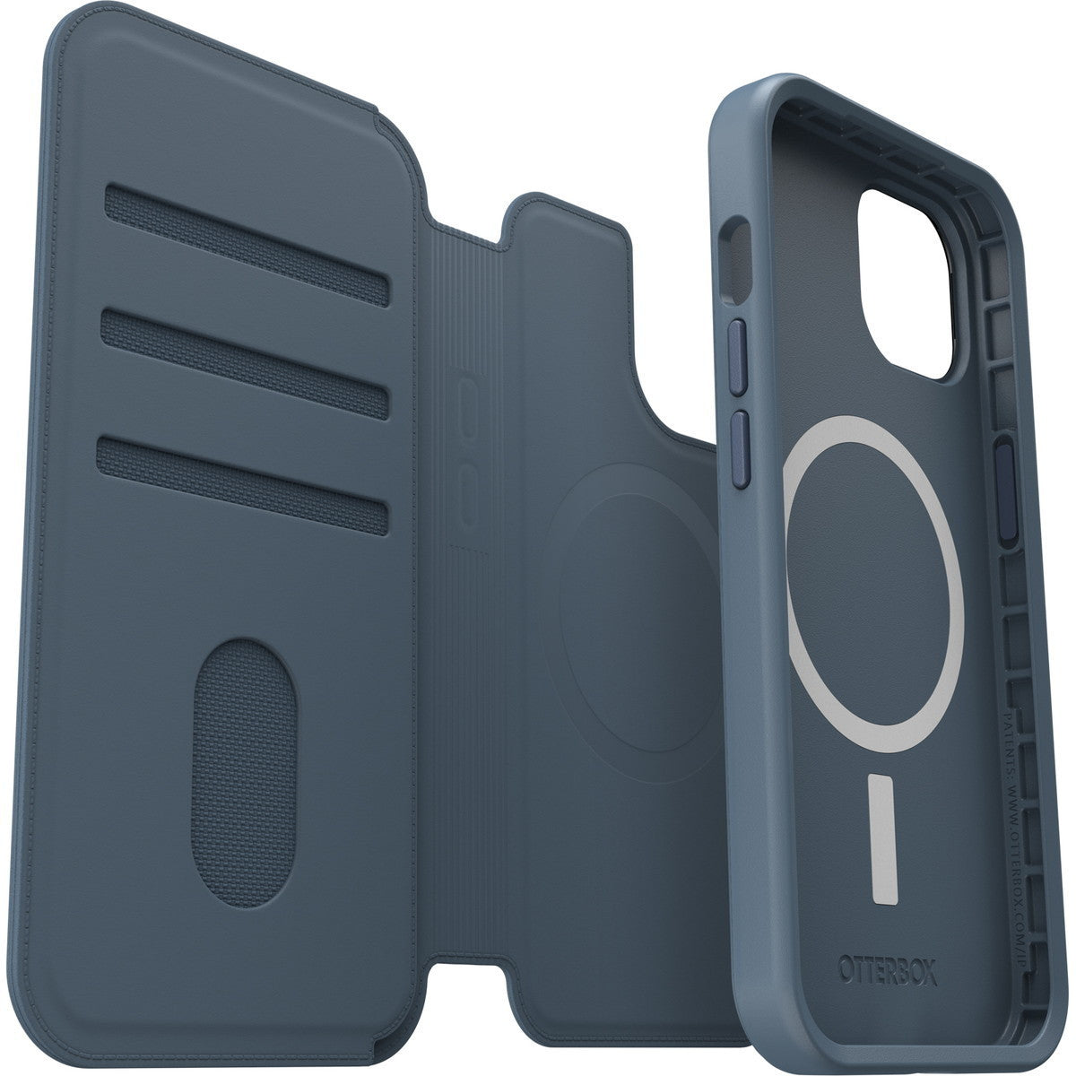 iPhone14ケース Folio MagSafe 耐衝撃 ブルーティフル
