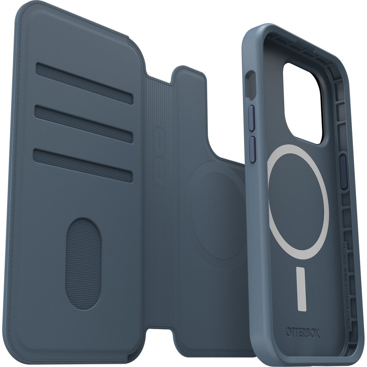 iPhone14Proケース Folio MagSafe 耐衝撃 ブルーティフル