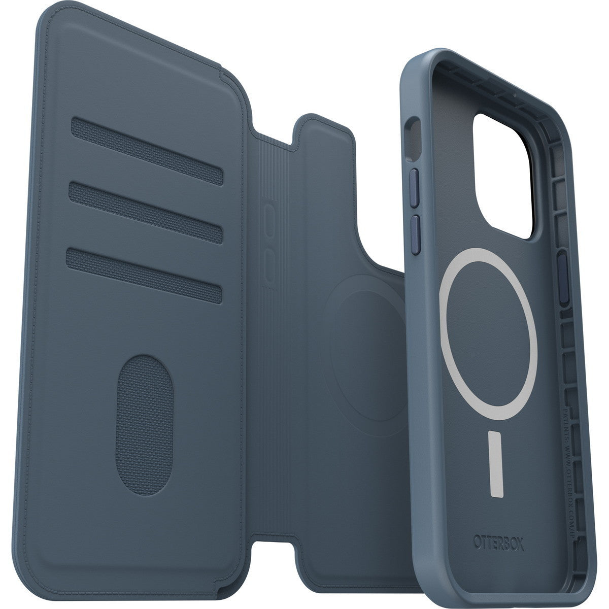 iPhone14ProMaxケース Folio MagSafe 耐衝撃 ブルーティフル