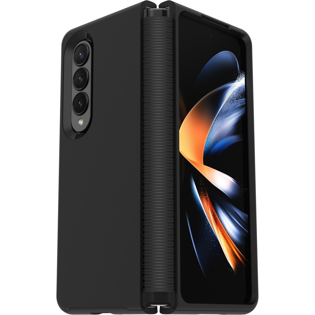Galaxy Z Fold4ケース Symmetry Flex 耐衝撃 ブラック