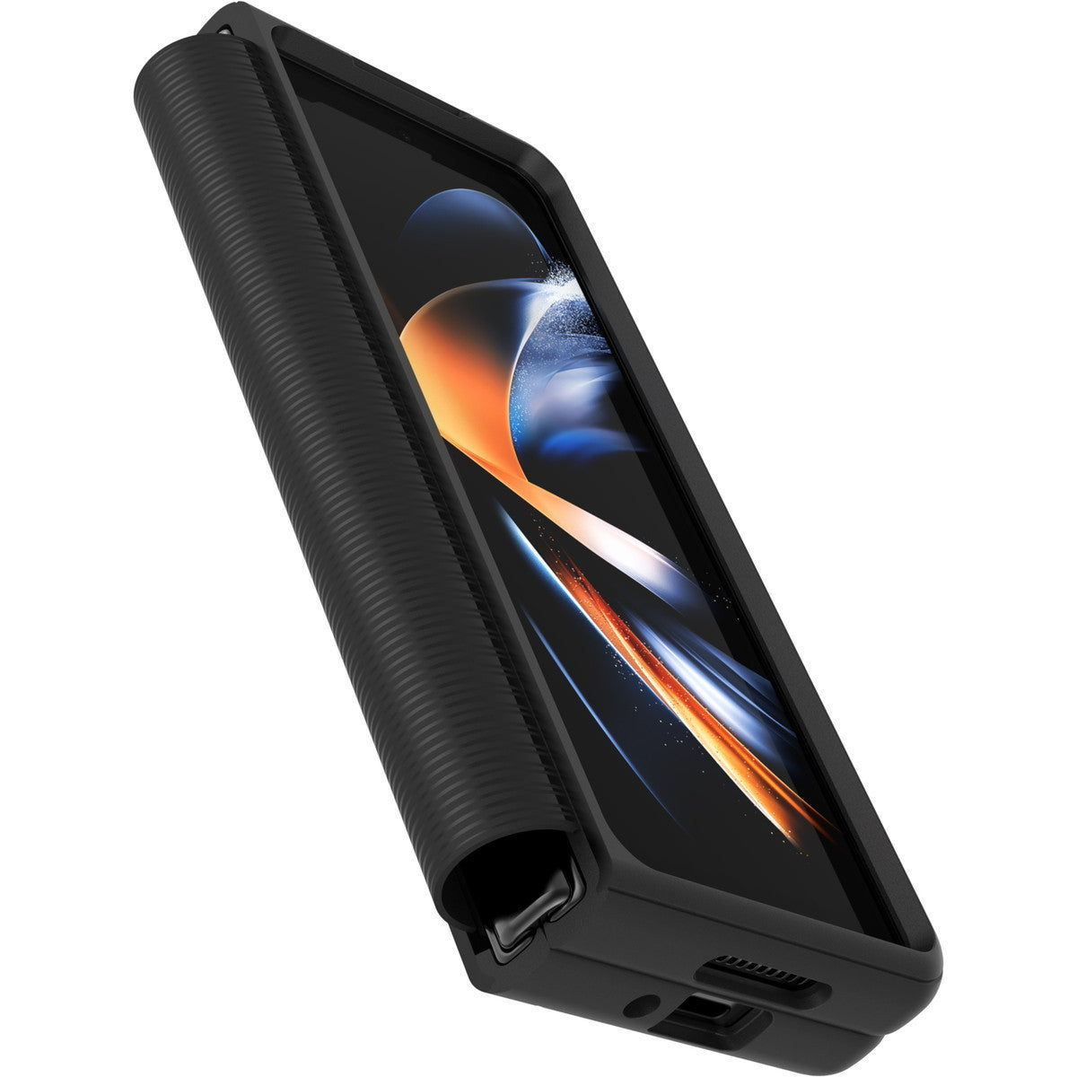 Galaxy Z Fold4ケース Symmetry Flex 耐衝撃 ブラック