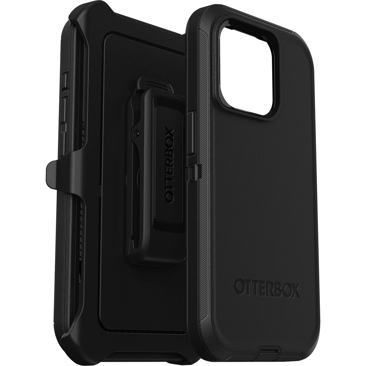 iPhone15Proケース Defender 耐衝撃 MILスペック ブラック