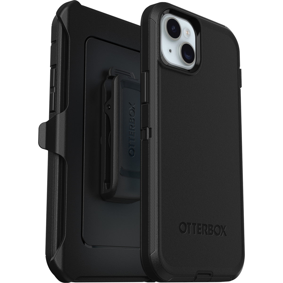 iPhone15Plusケース Defender 耐衝撃 MILスペック ブラック