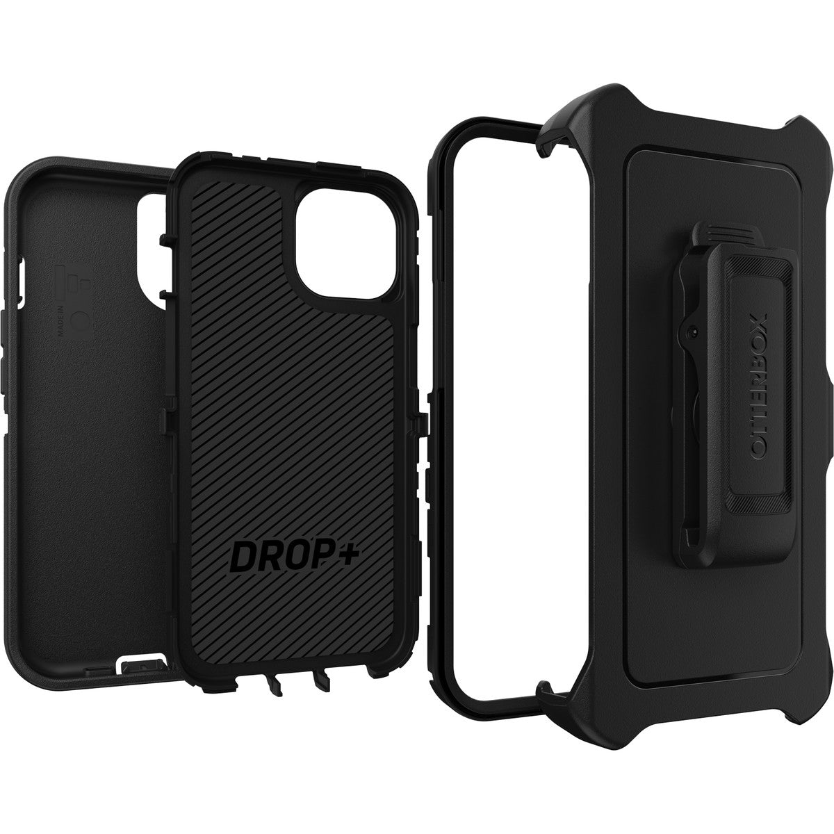 iPhone15ケース Defender 耐衝撃 MILスペック ブラック