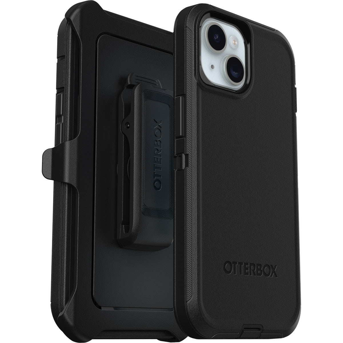 iPhone15ケース Defender 耐衝撃 MILスペック ブラック