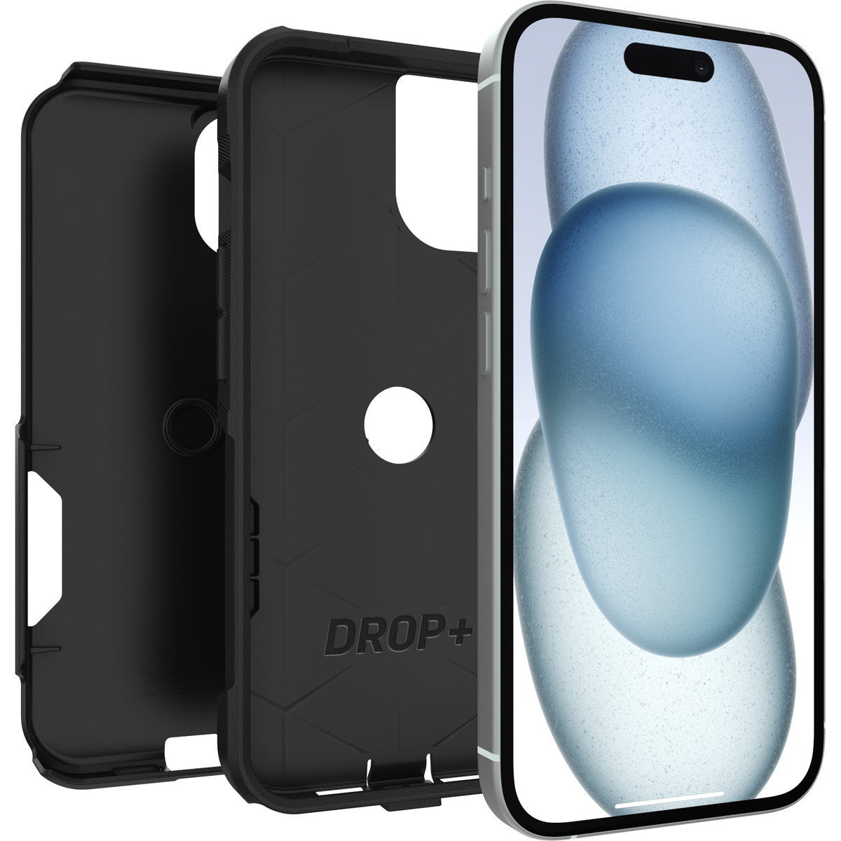 iPhone15ケース Commuter 耐衝撃 ブラック