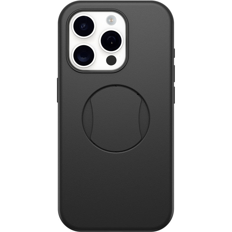 iPhone15Proケース OtterGrip Symmetry 耐衝撃 MILスペック グリップ付 MagSafe ブラック