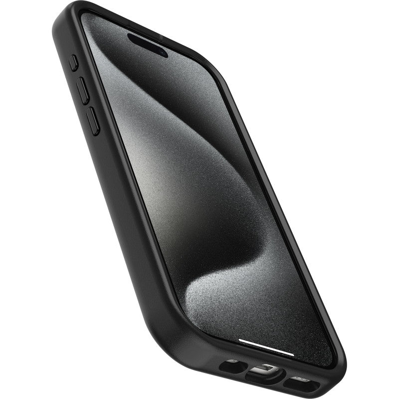 iPhone15Proケース OtterGrip Symmetry 耐衝撃 MILスペック グリップ付 MagSafe ブラック