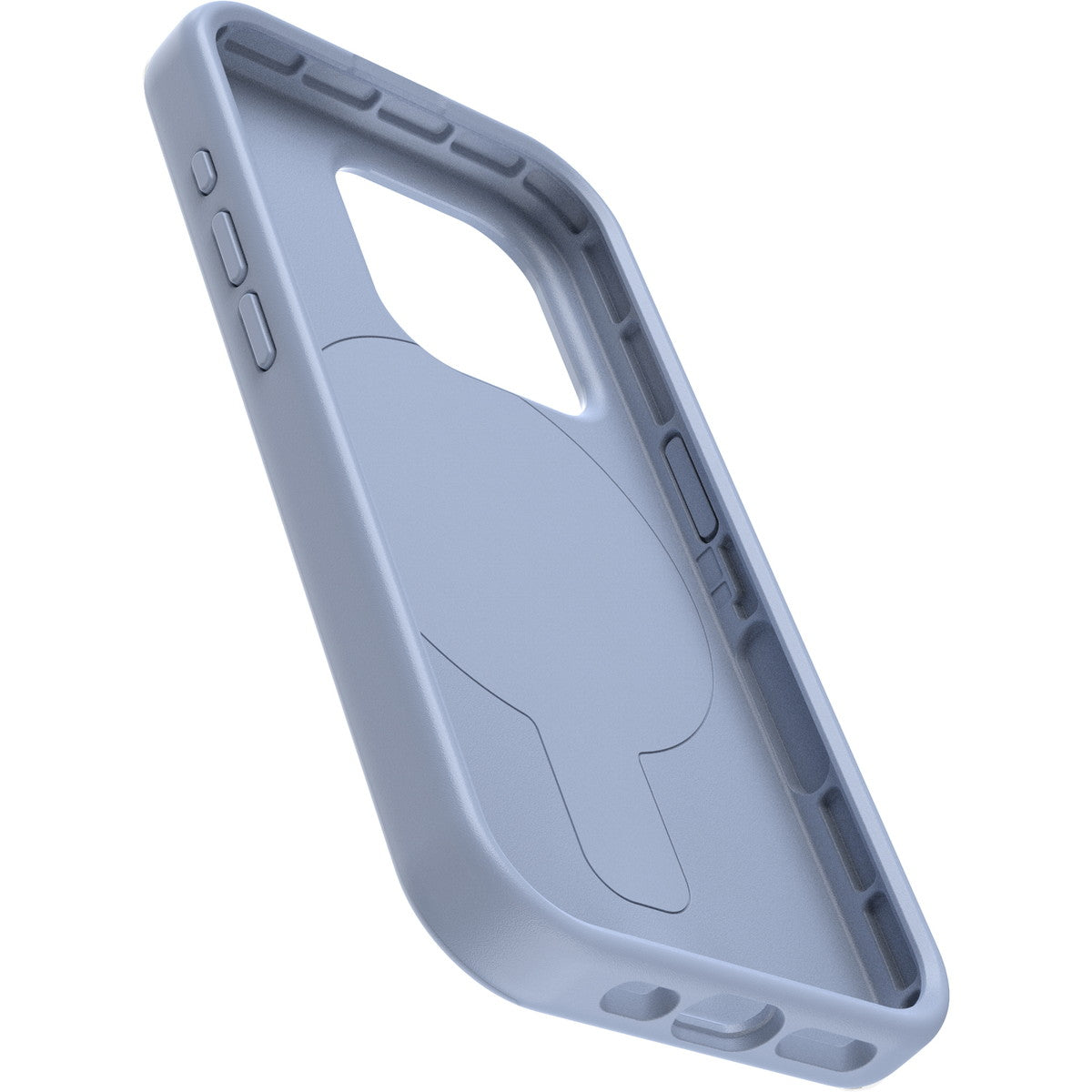 iPhone15Proケース OtterGrip Symmetry 耐衝撃 MILスペック グリップ付 MagSafe ブルー
