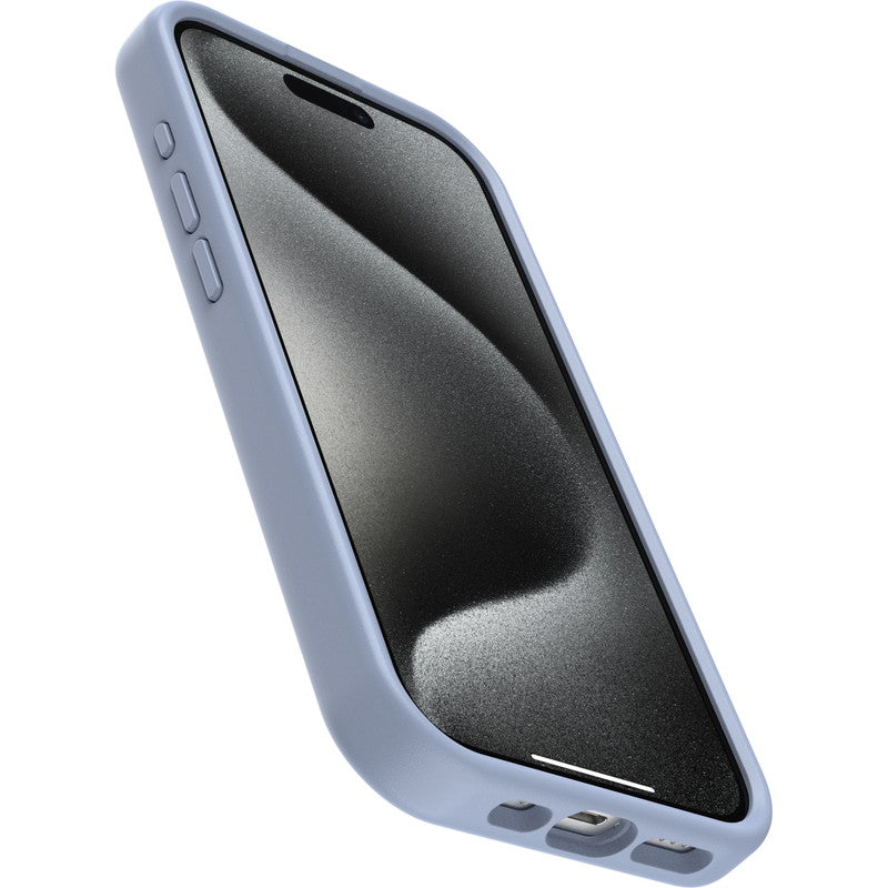 iPhone15Proケース OtterGrip Symmetry 耐衝撃 MILスペック グリップ付 MagSafe ブルー