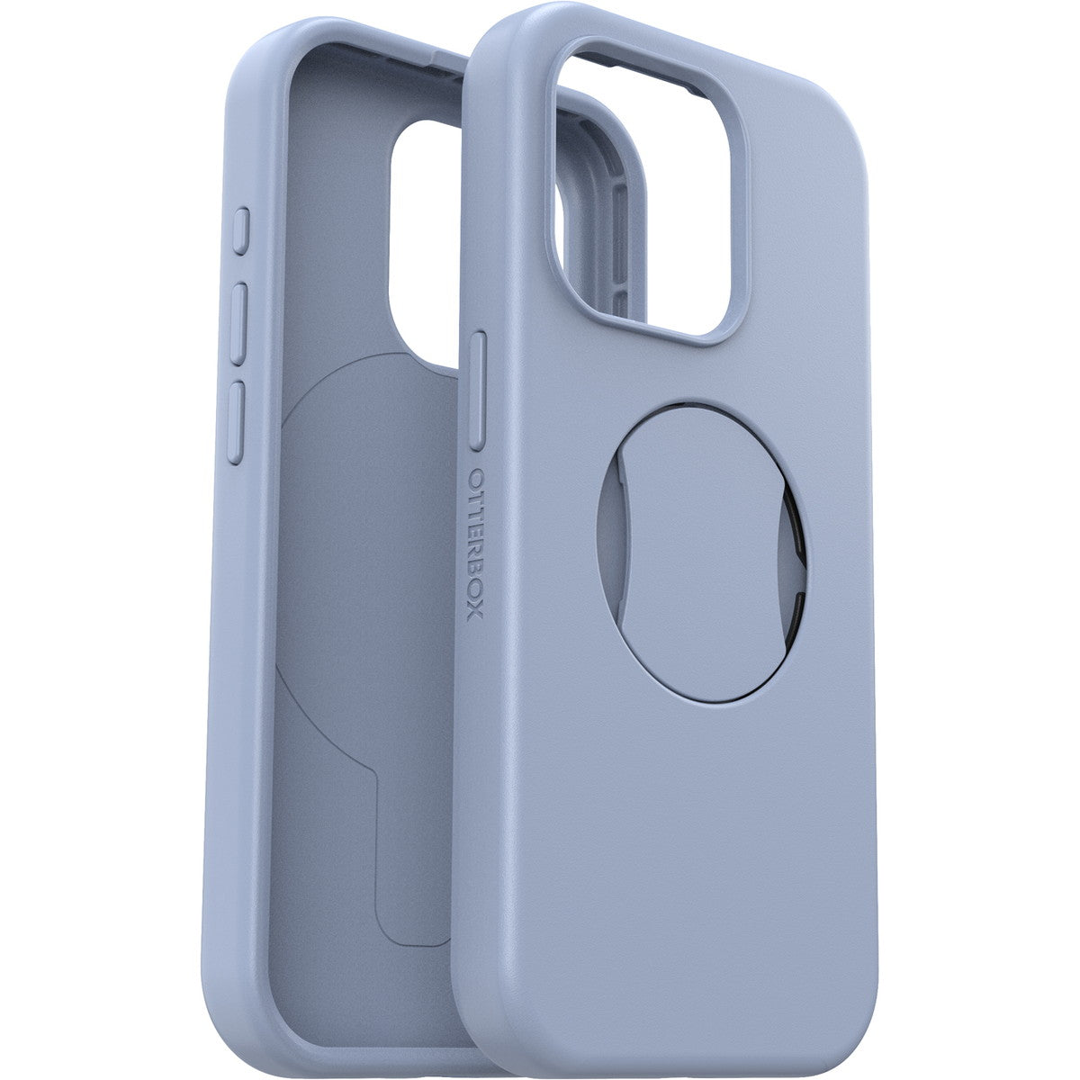 iPhone15Proケース OtterGrip Symmetry 耐衝撃 MILスペック グリップ付 MagSafe ブルー