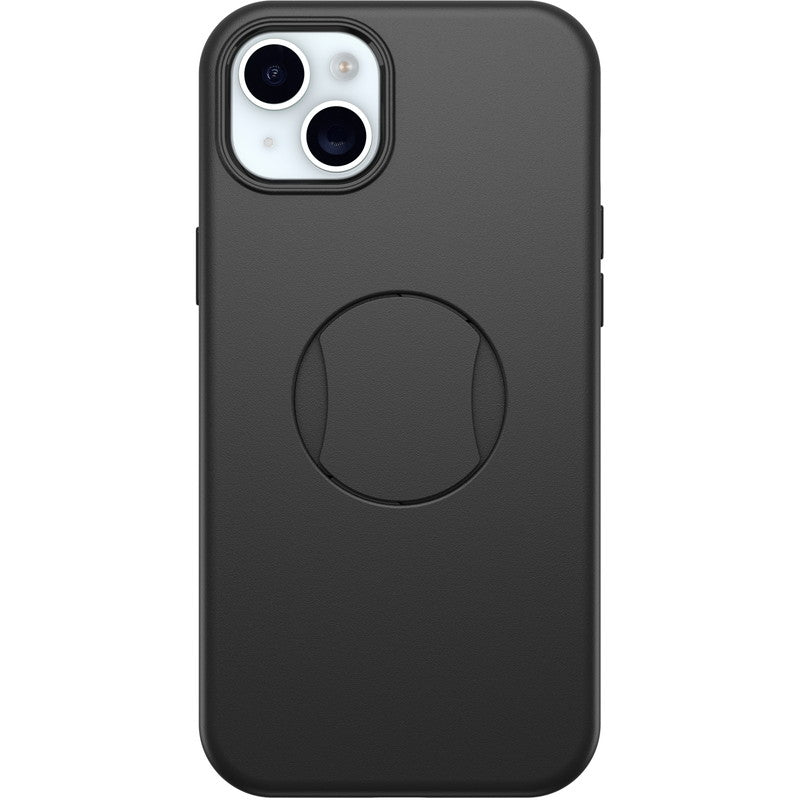iPhone15Plusケース OtterGrip Symmetry 耐衝撃 MILスペック グリップ付 MagSafe ブラック
