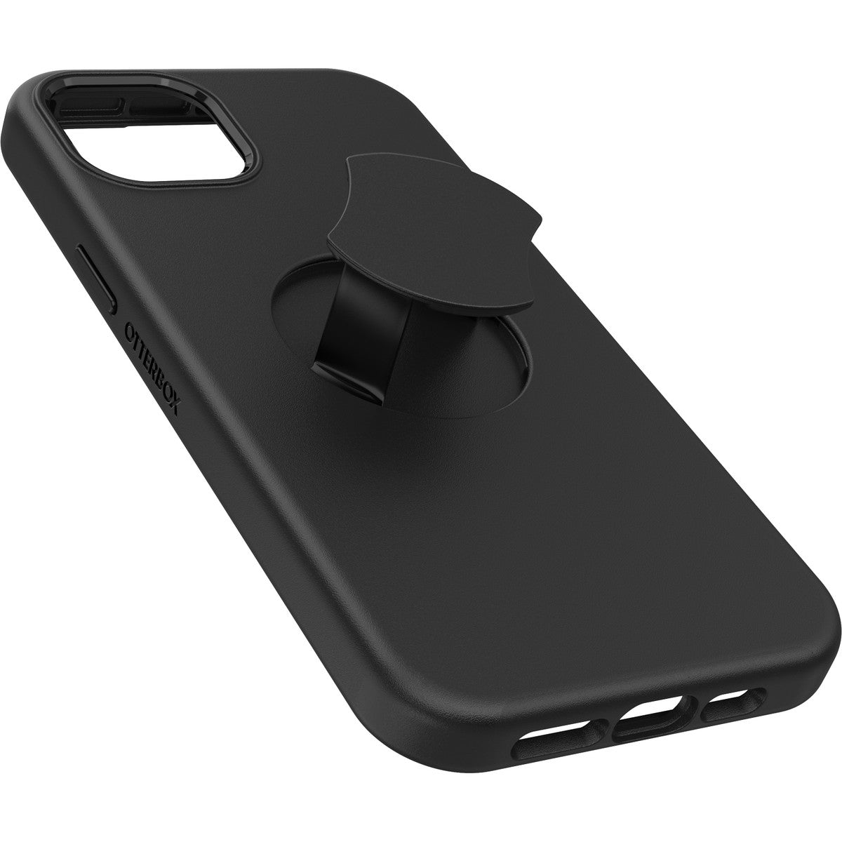 iPhone15Plusケース OtterGrip Symmetry 耐衝撃 MILスペック グリップ付 MagSafe ブラック