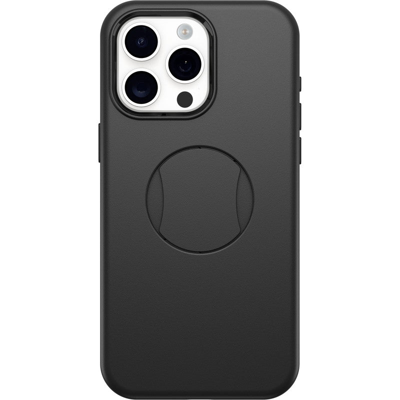 iPhone15ProMaxケース OtterGrip Symmetry 耐衝撃 MILスペック グリップ付 MagSafe ブラック