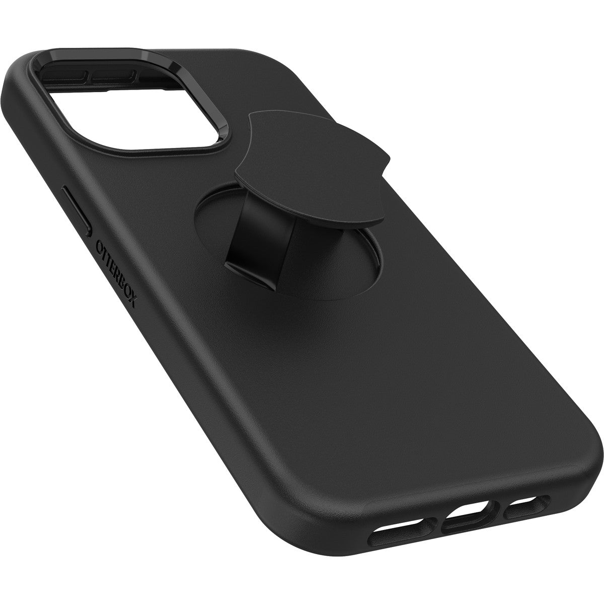 iPhone15ProMaxケース OtterGrip Symmetry 耐衝撃 MILスペック グリップ付 MagSafe ブラック