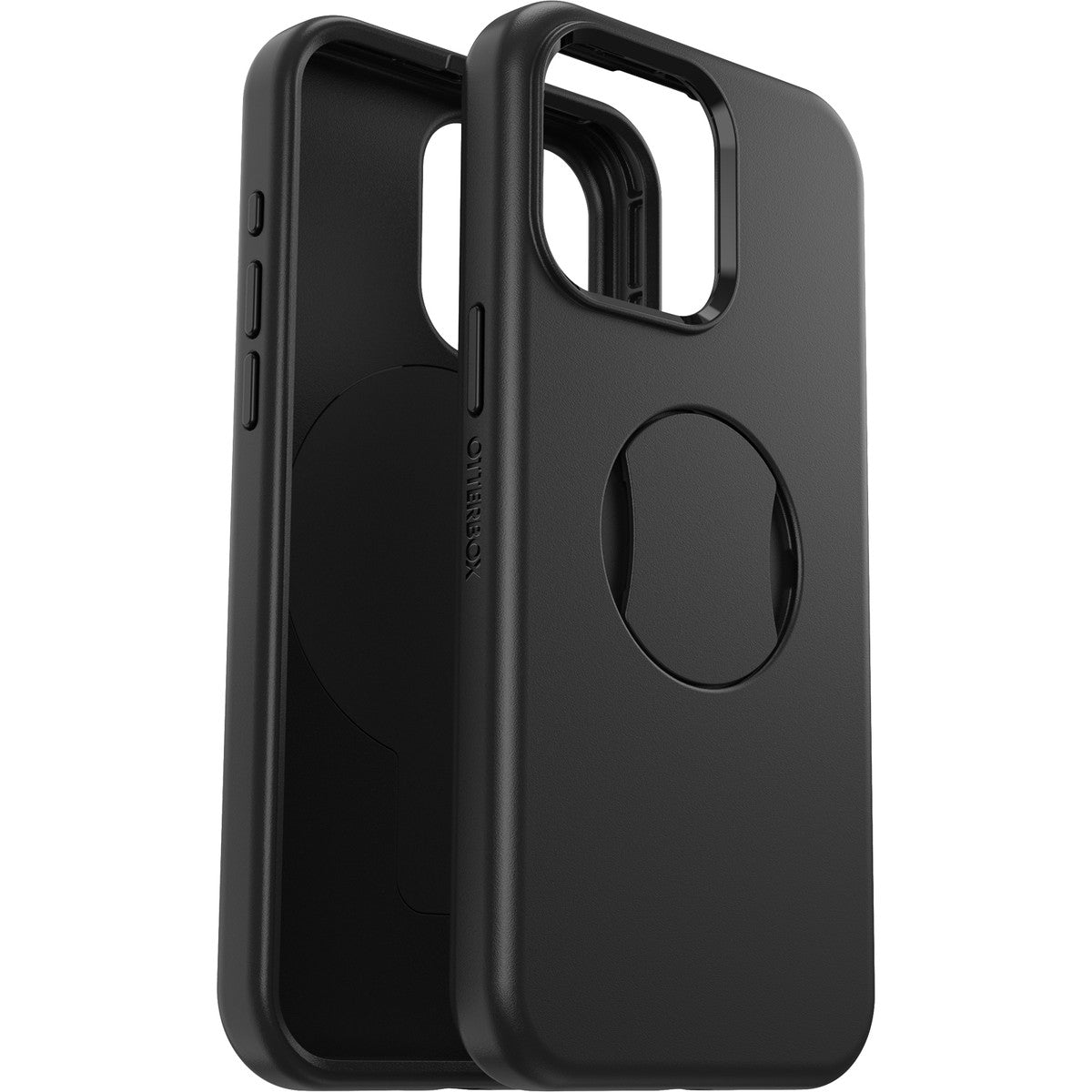 iPhone15ProMaxケース OtterGrip Symmetry 耐衝撃 MILスペック グリップ付 MagSafe ブラック