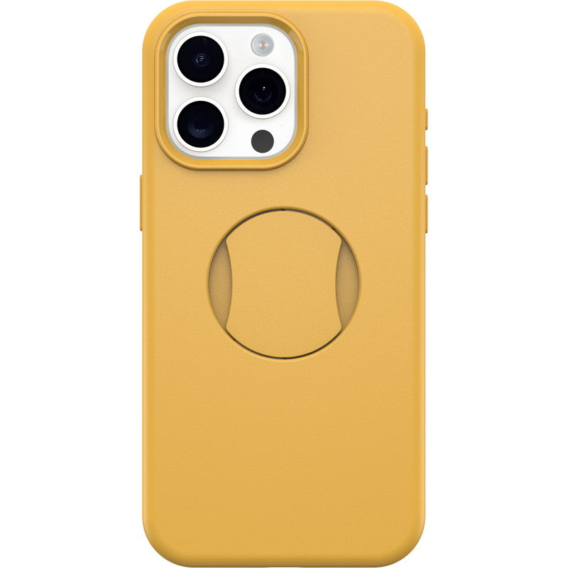iPhone15ProMaxケース OtterGrip Symmetry 耐衝撃 MILスペック グリップ付 MagSafe アスペングリーム