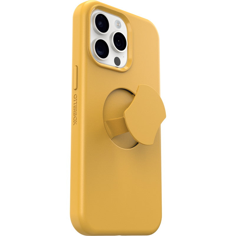 iPhone15ProMaxケース OtterGrip Symmetry 耐衝撃 MILスペック グリップ付 MagSafe アスペングリーム