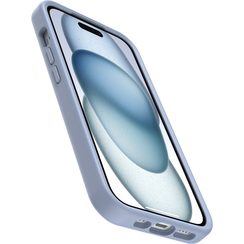 iPhone15ケース OtterGrip Symmetry 耐衝撃 MILスペック グリップ付 MagSafe ブルー