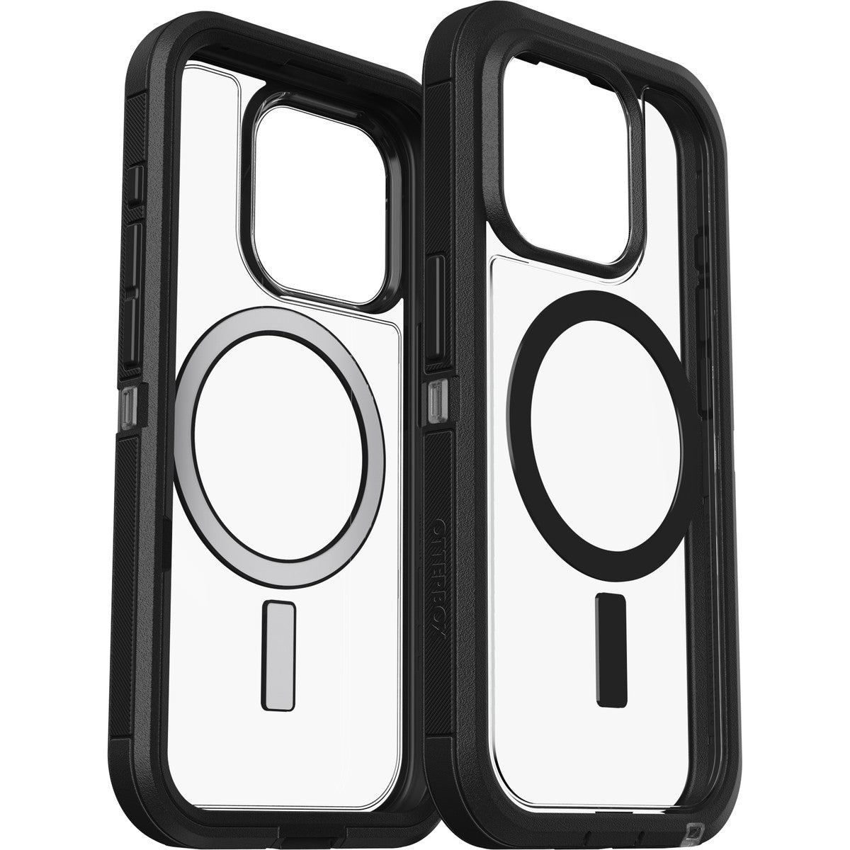 iPhone15Proケース Defender XT Clear 耐衝撃 MILスペック MagSafe ダークサイド