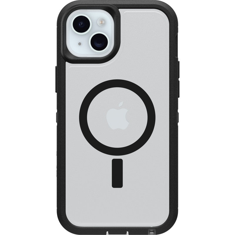 iPhone15Plusケース Defender XT Clear 耐衝撃 MILスペック MagSafe ダークサイド