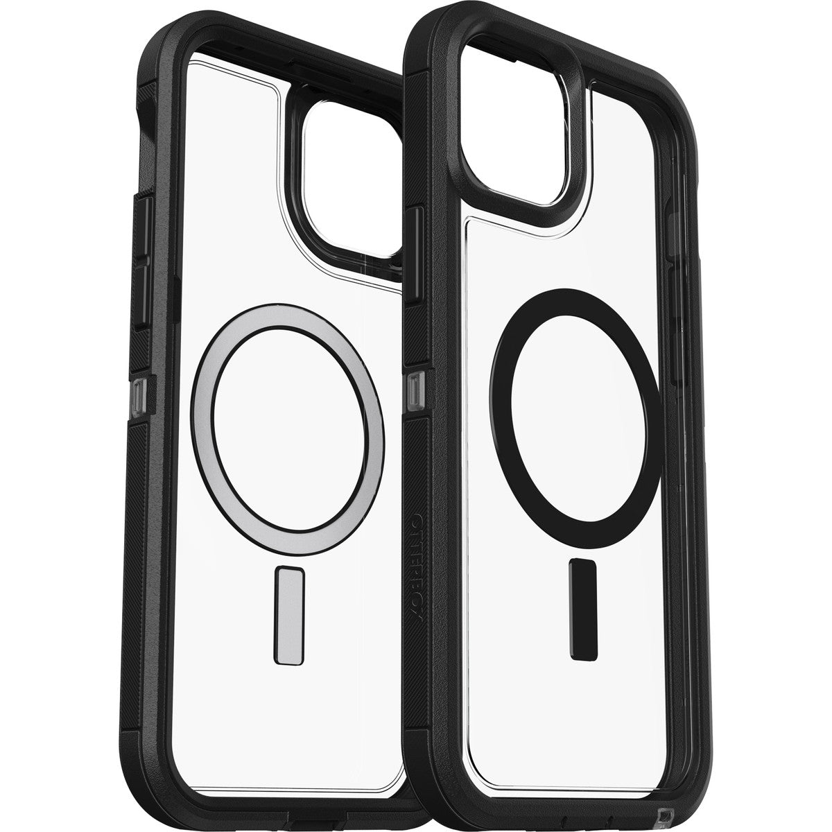 iPhone15Plusケース Defender XT Clear 耐衝撃 MILスペック MagSafe ダークサイド