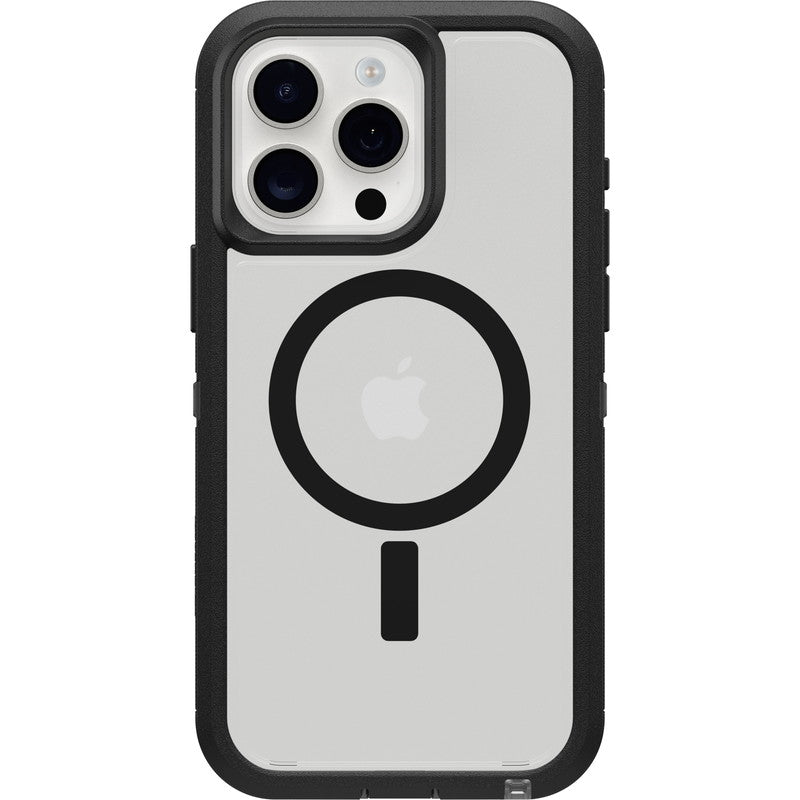 iPhone15ProMaxケース Defender XT Clear 耐衝撃 MILスペック MagSafe ダークサイド