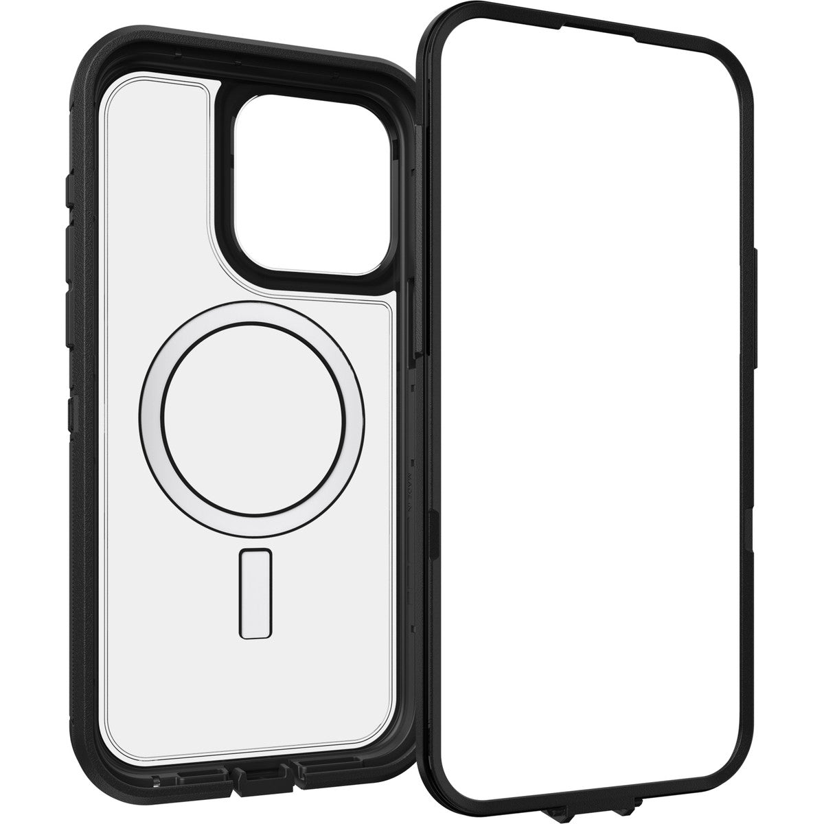 iPhone15ProMaxケース Defender XT Clear 耐衝撃 MILスペック MagSafe ダークサイド