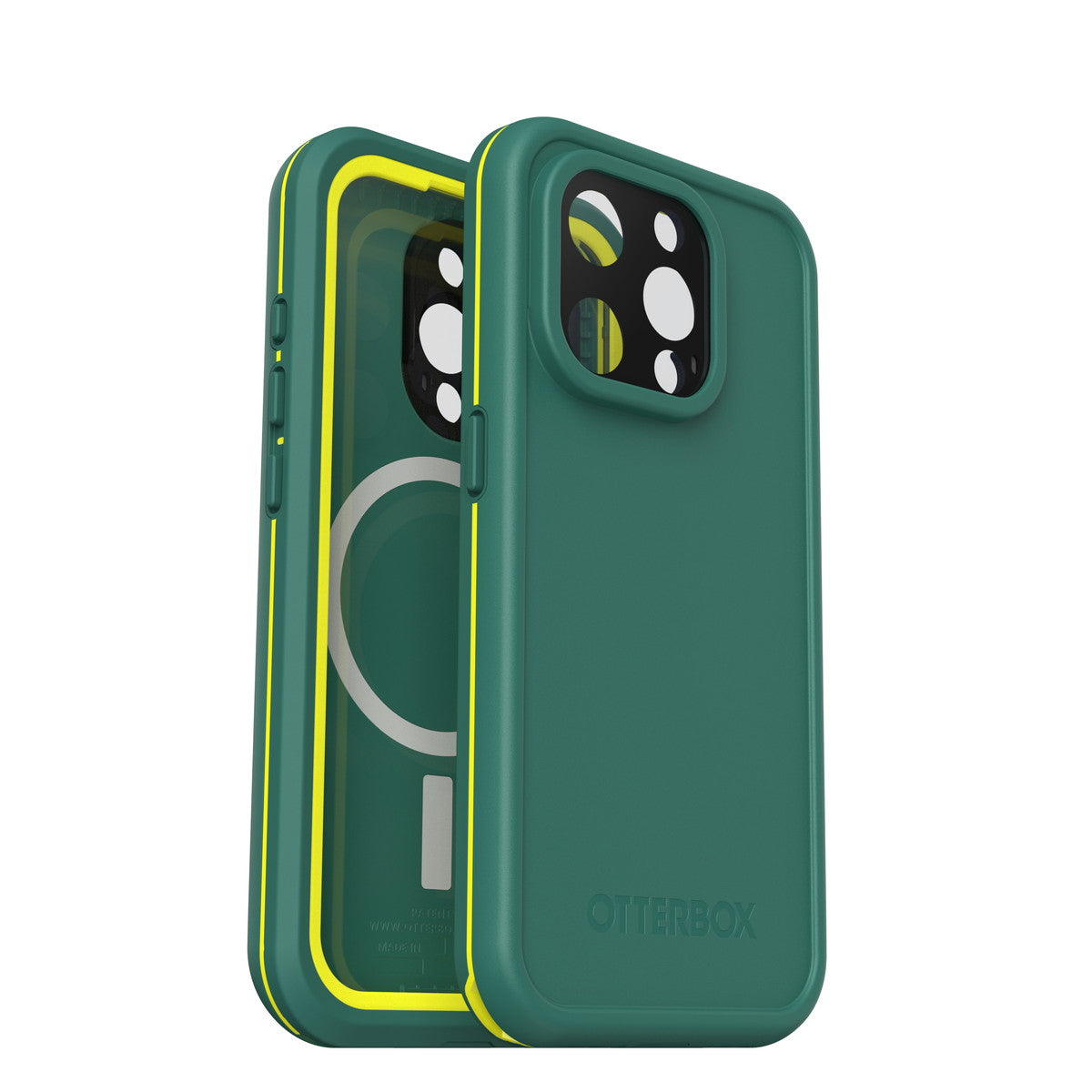 iPhone15Proケース Fre 耐衝撃 MILスペック 防水 MagSafe パイン