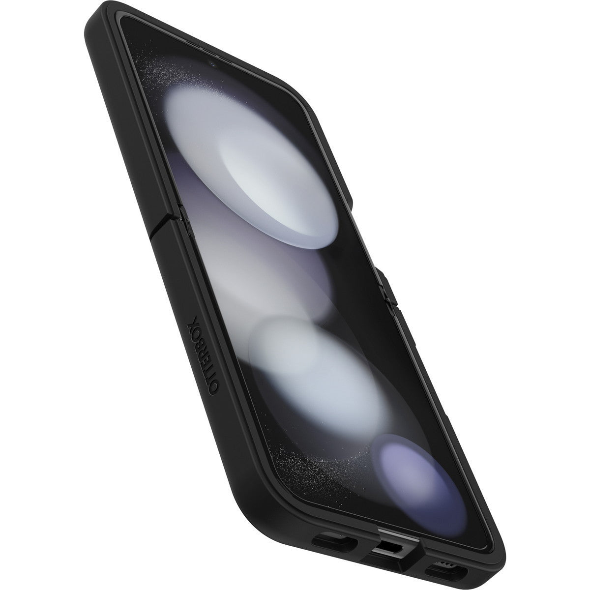 Galaxy Z Flip5ケース Thin Flex 耐衝撃 ブラック