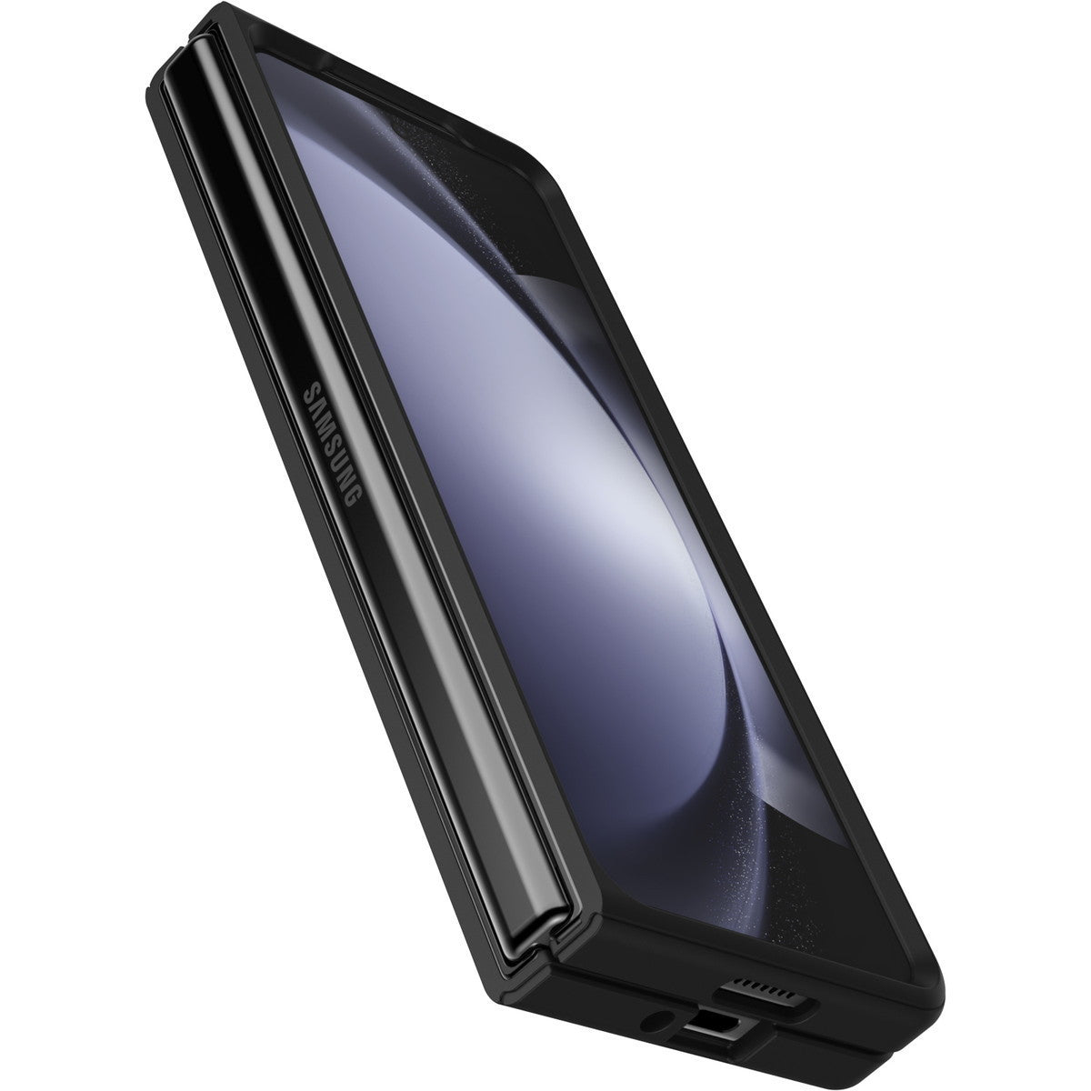 Galaxy Z Fold5ケース Thin Flex 耐衝撃 ブラック