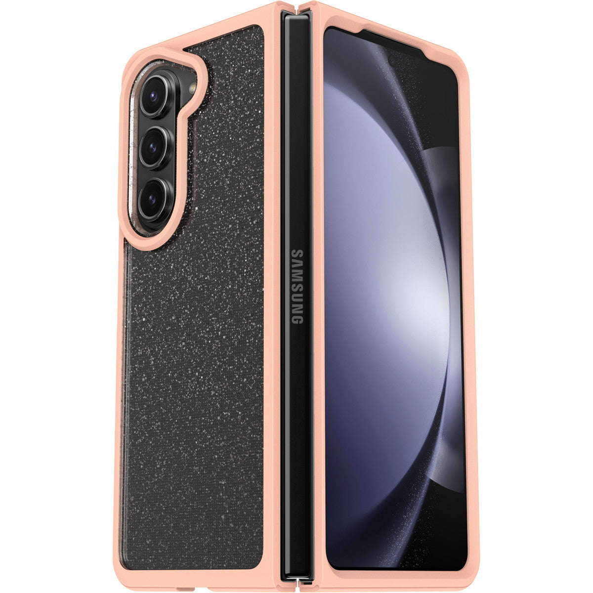 Galaxy Z Fold5ケース Thin Flex 耐衝撃 スウィートピーチ