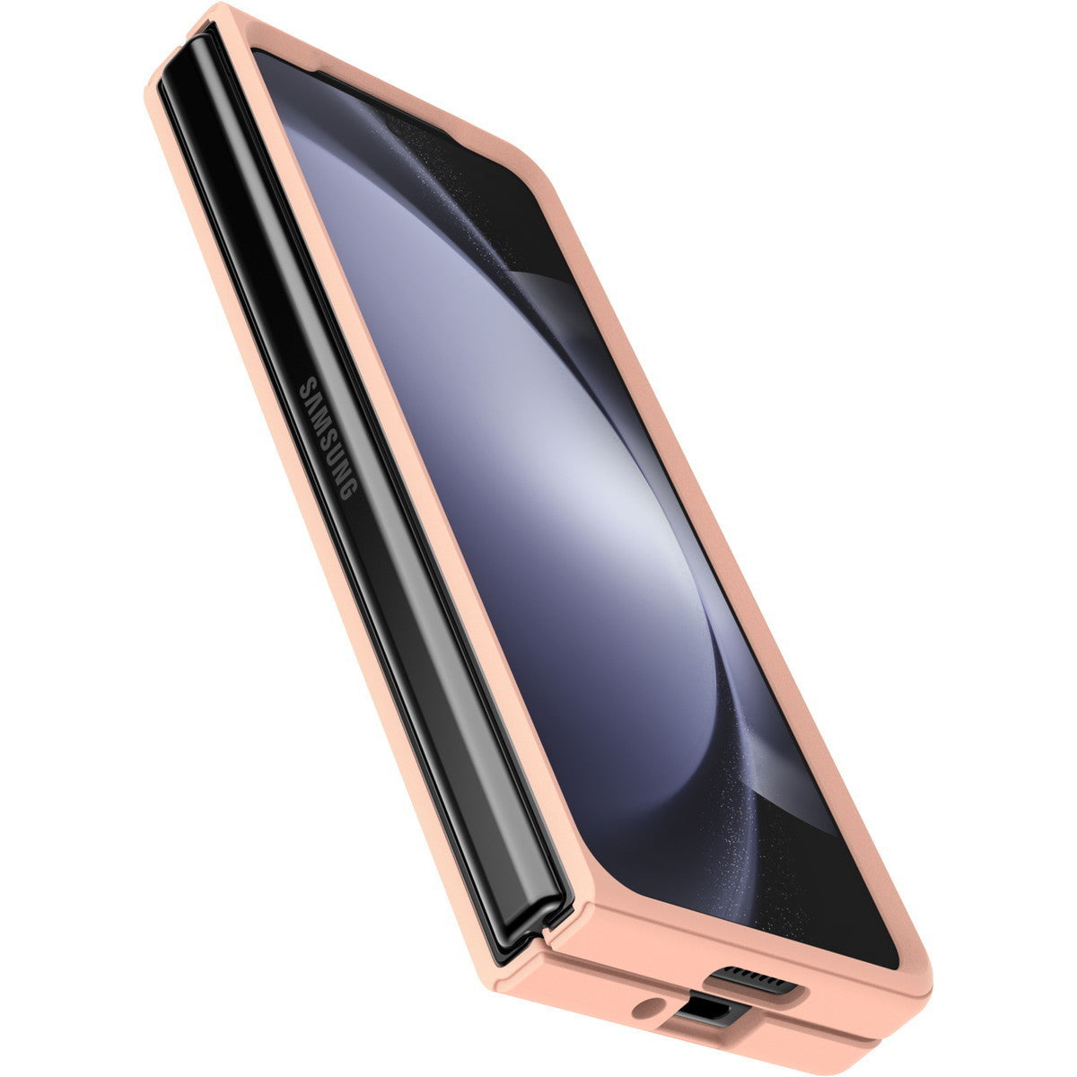 Galaxy Z Fold5ケース Thin Flex 耐衝撃 スウィートピーチ