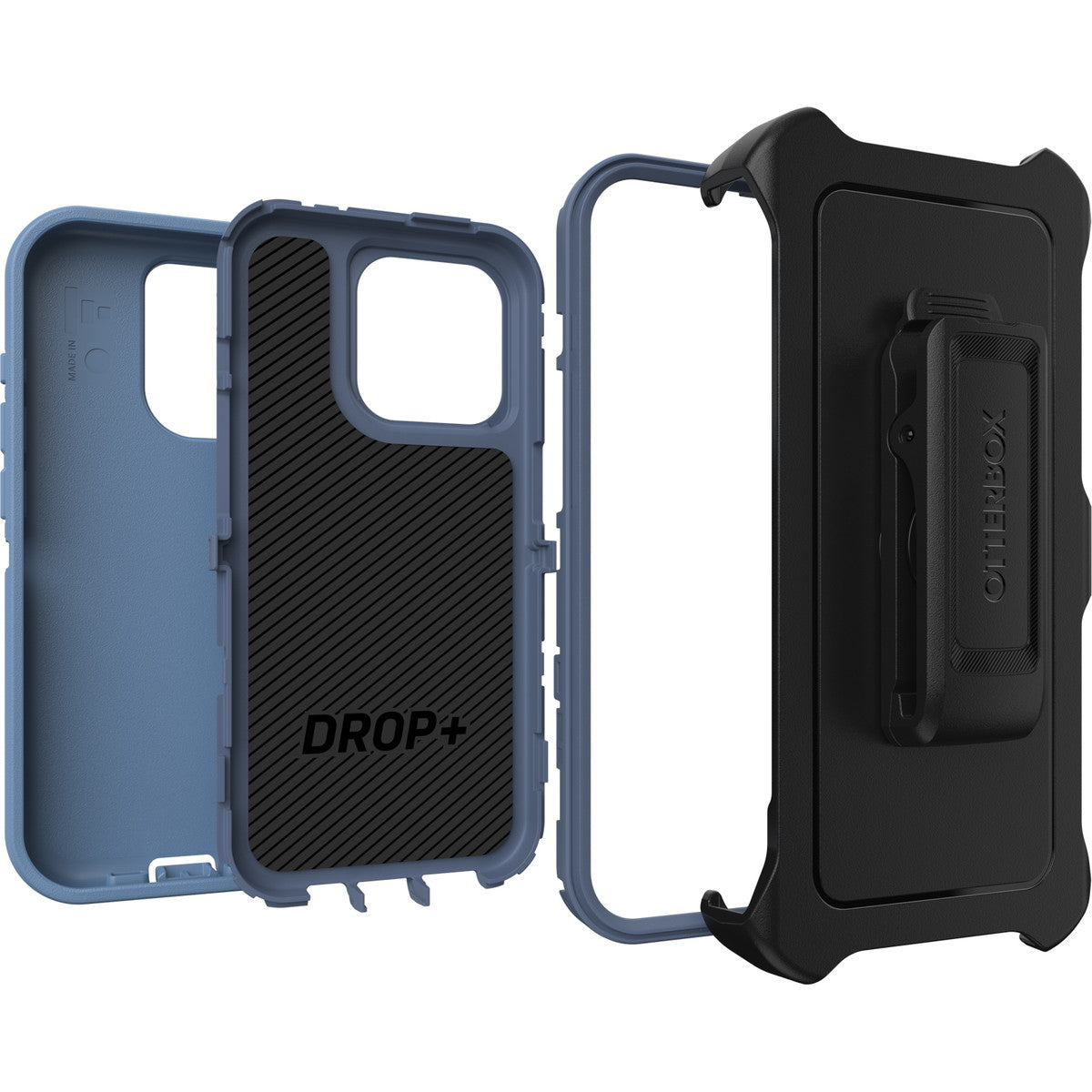 iPhone15Proケース Defender 耐衝撃 MILスペック ベビーブルージーンズ