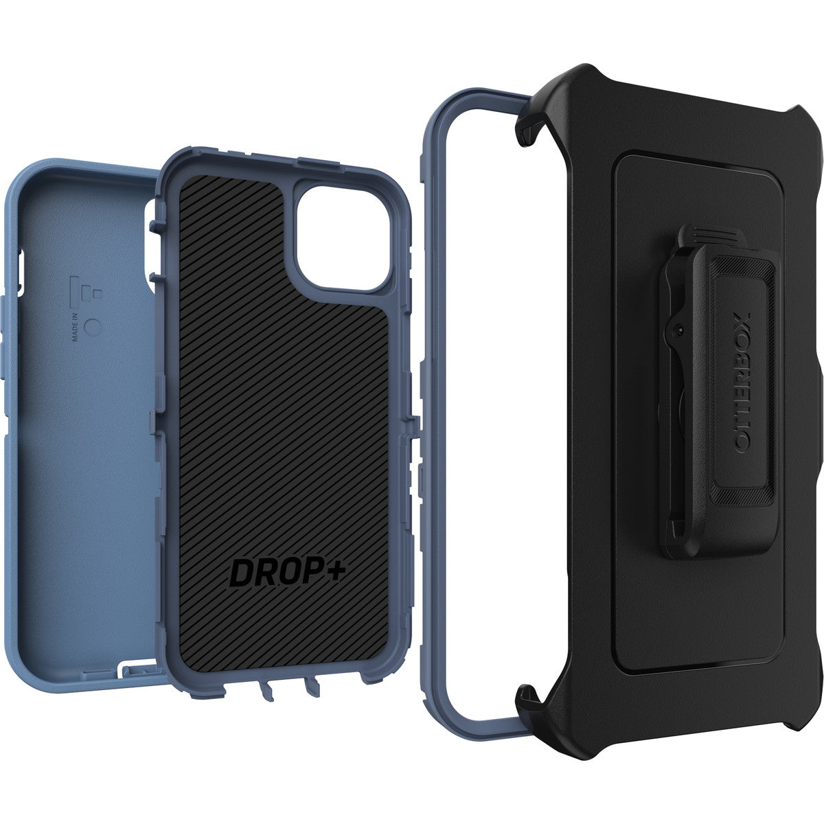 iPhone15Plusケース Defender 耐衝撃 MILスペック ベビーブルージーンズ