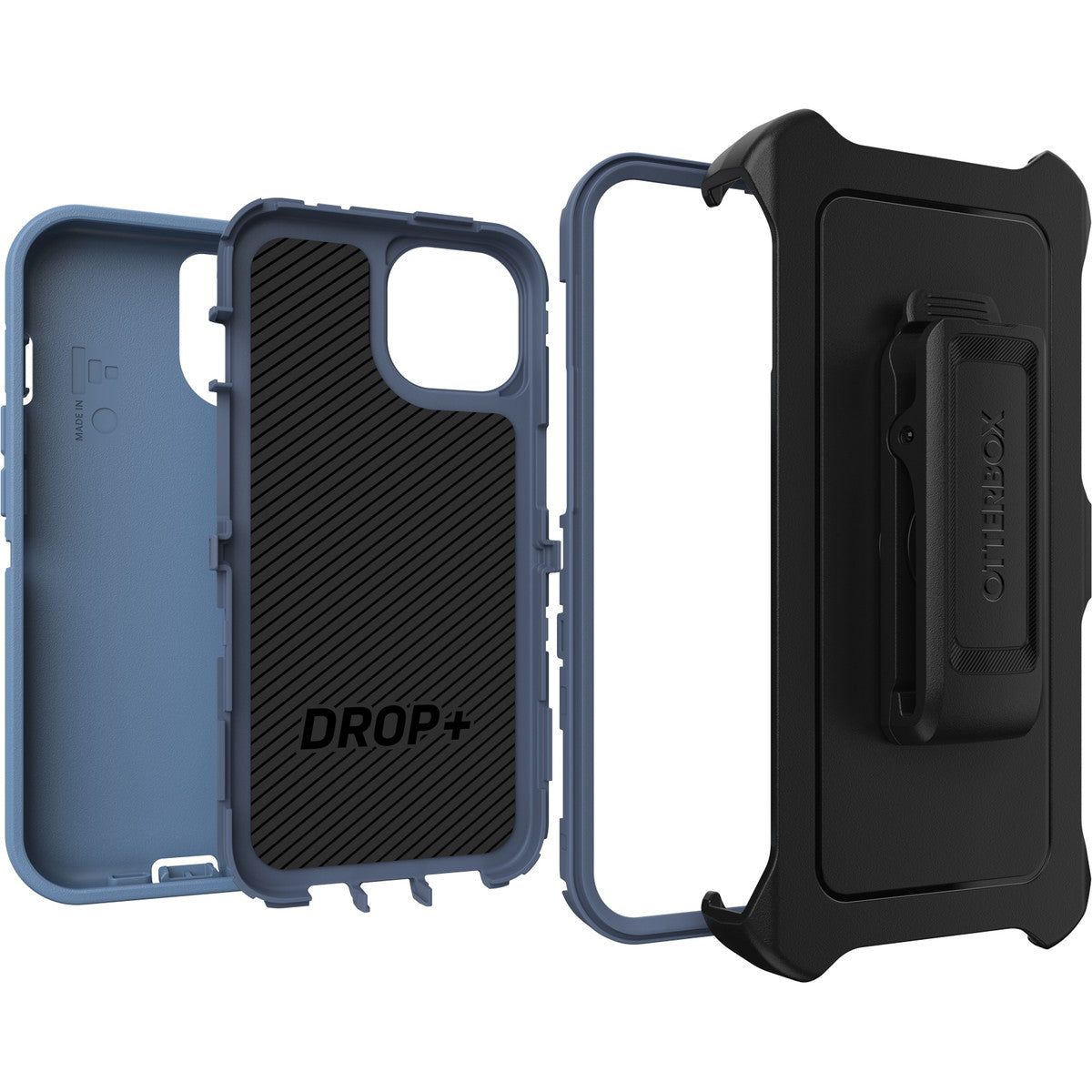 iPhone15ケース Defender 耐衝撃 MILスペック ベビーブルージーンズ