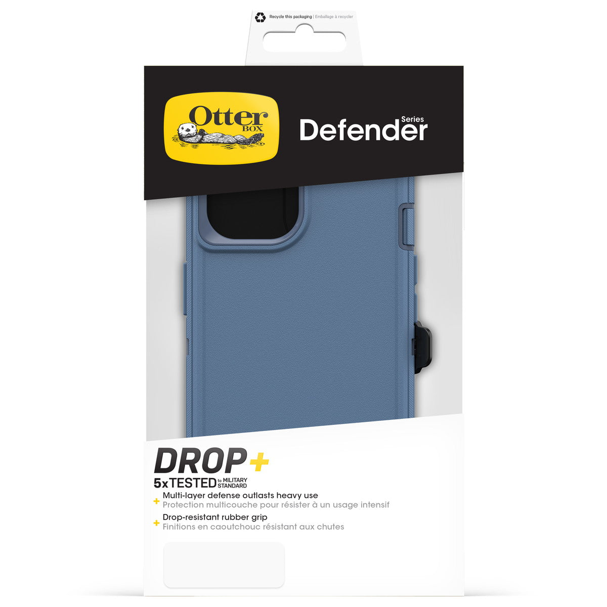 iPhone15ケース Defender 耐衝撃 MILスペック ベビーブルージーンズ