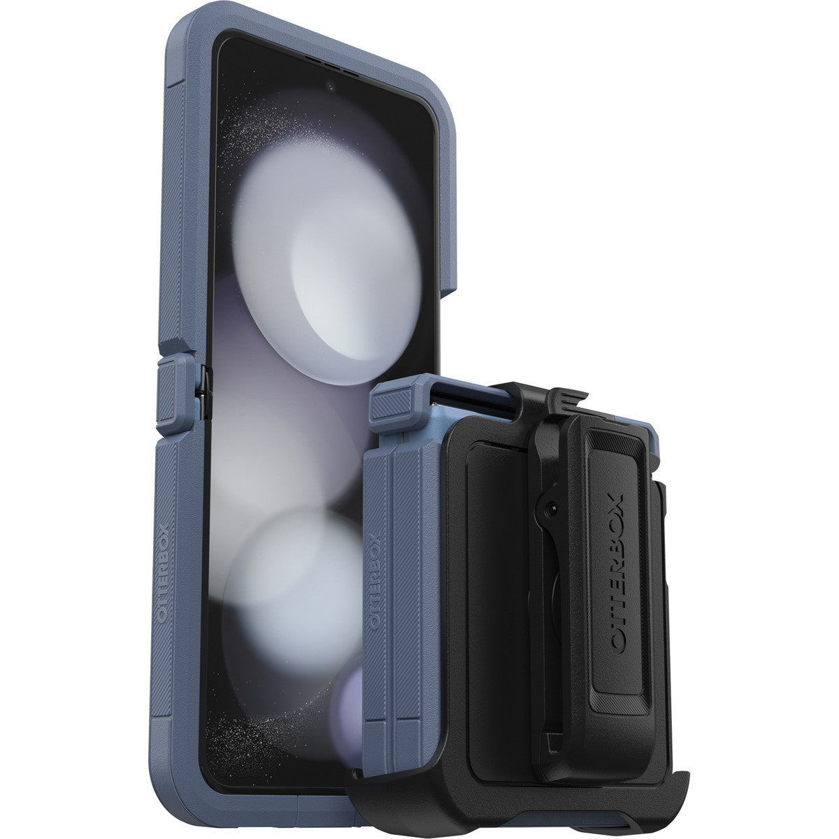 Galaxy Z Flip5ケース Defender XT 耐衝撃 ベイビーブルージーンズ