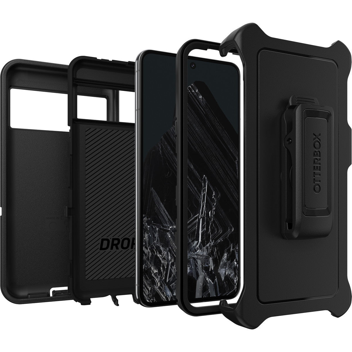 GooglePixel8Proケース Defender 耐衝撃 ブラック