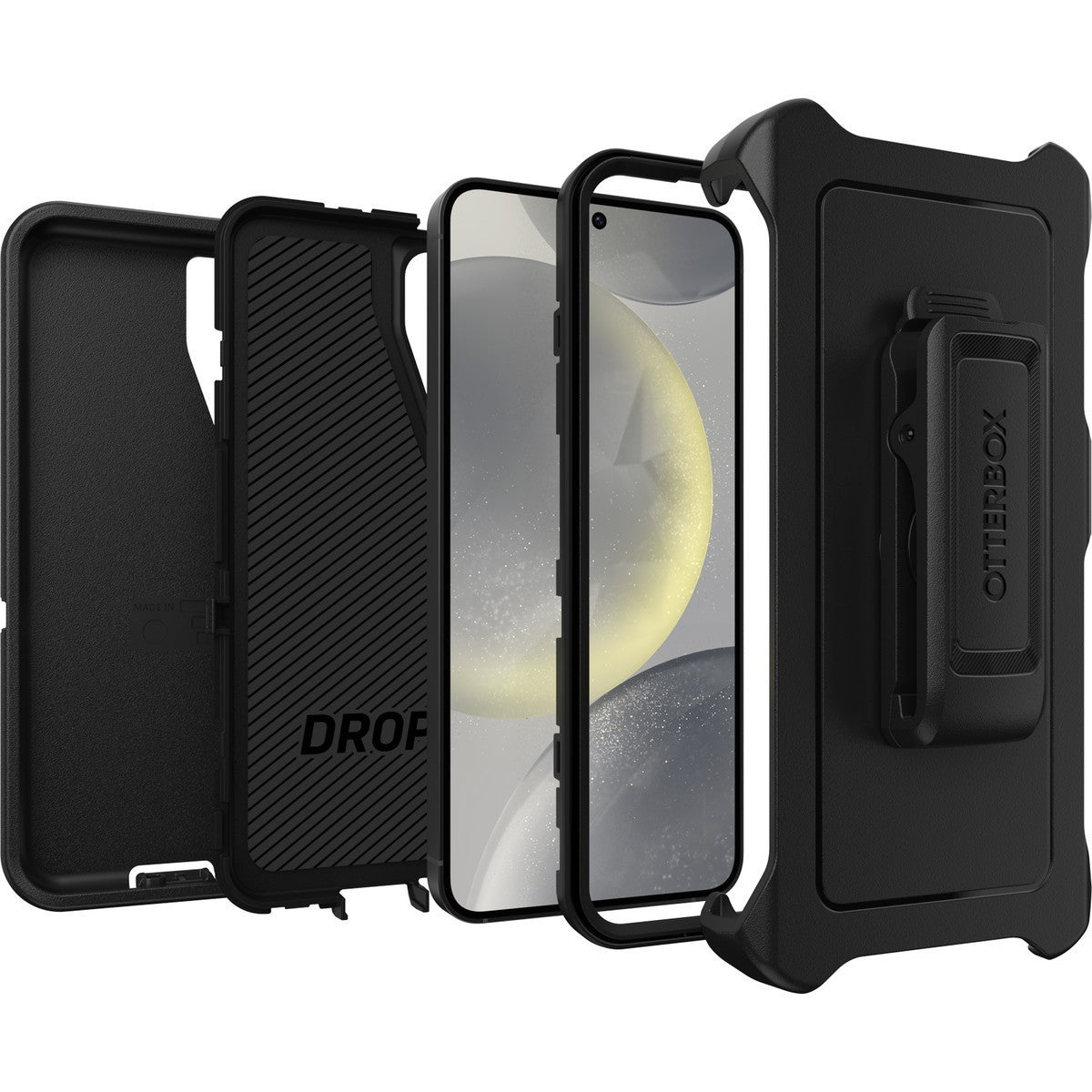 Galaxy S24 ケース Defender 耐衝撃 ブラック