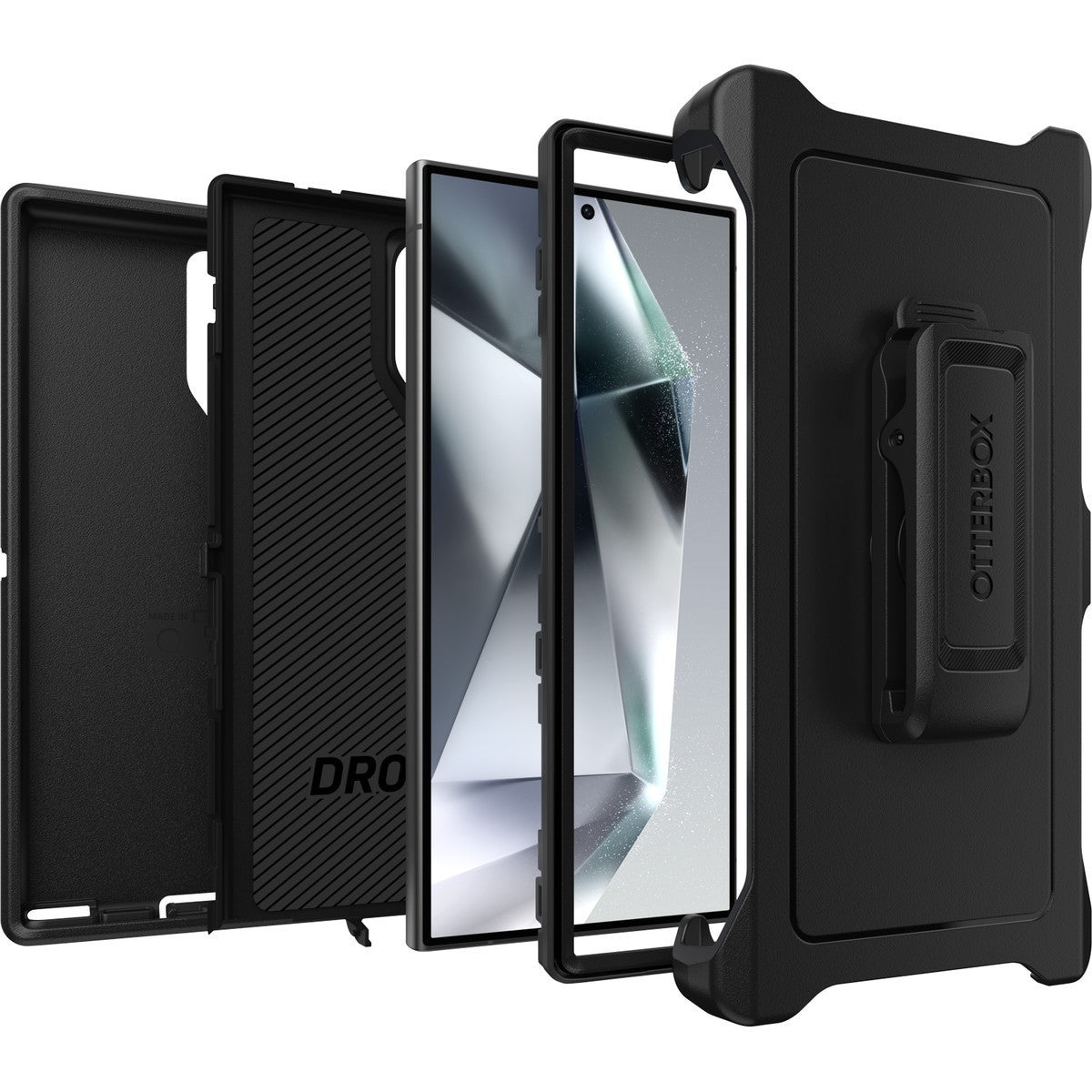Galaxy S24 Ultraケース Defender 耐衝撃 ブラック